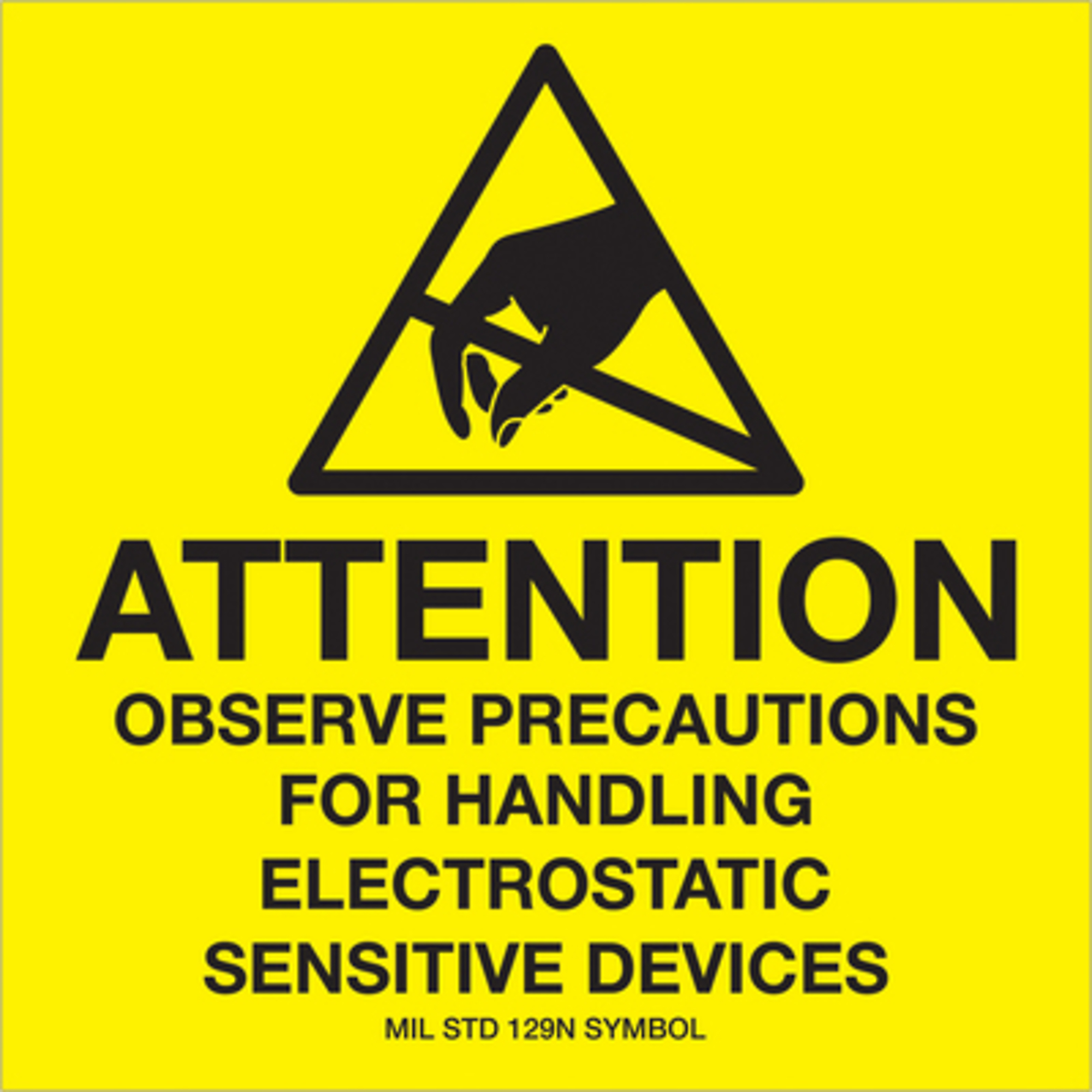 4 x 4in. - "Atte - Obser Preca Label 500/CS, Model# DL9083